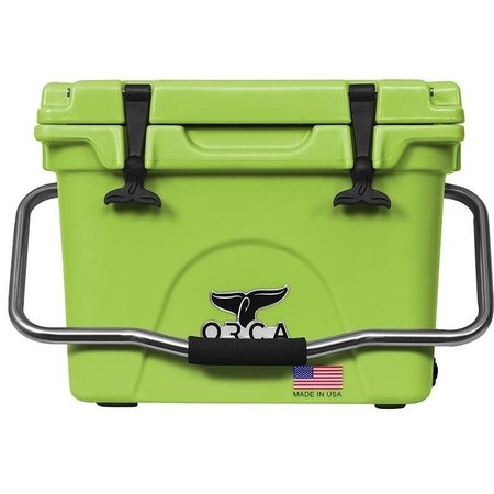 ORCA Cooler, 20 qt Cooler, Lime, 10 days Ice Retention ORCL020